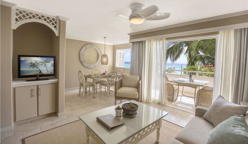 Bougainvillea Barbados-Two Bedroom Beachfront Luxury Suite living area_63